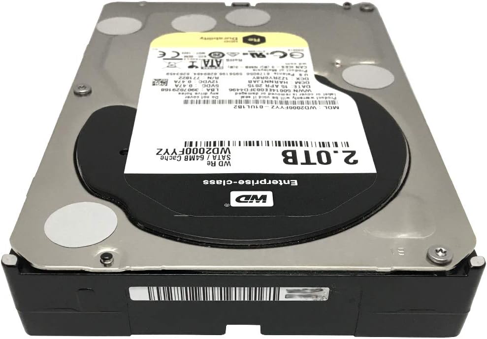 2 TB 3.5 Inch 7200 RPM SATA III Enterprise Hard Drive W98721