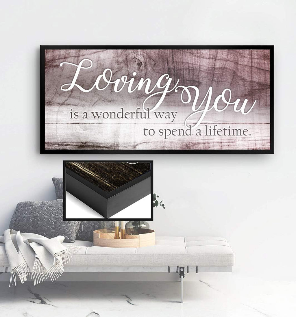Brown Bronze Wood Framed Canvas Wall Decor Z17091