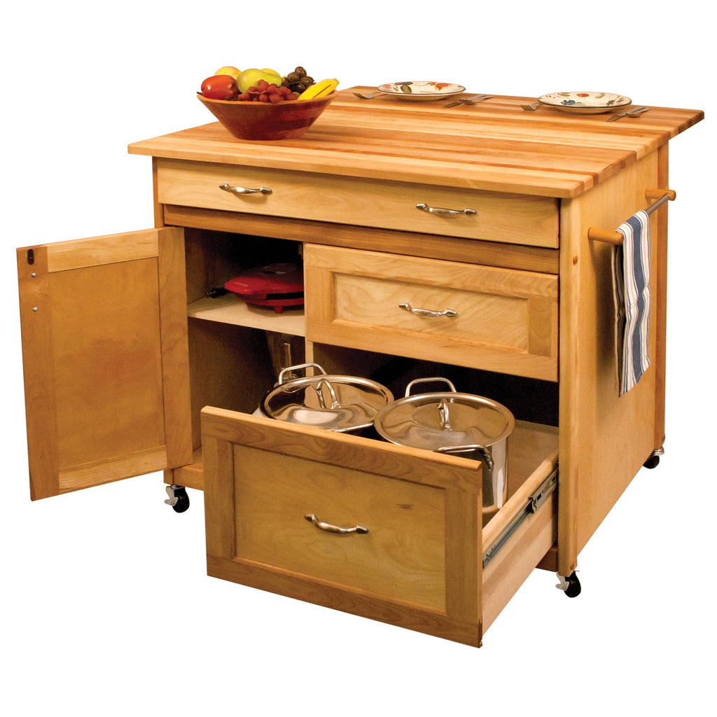 Natural Birch Kitchen Cart M62285