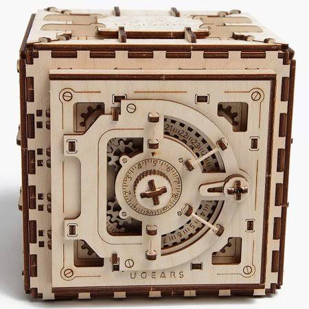 Wooden 3D Puzzle Safe M7888