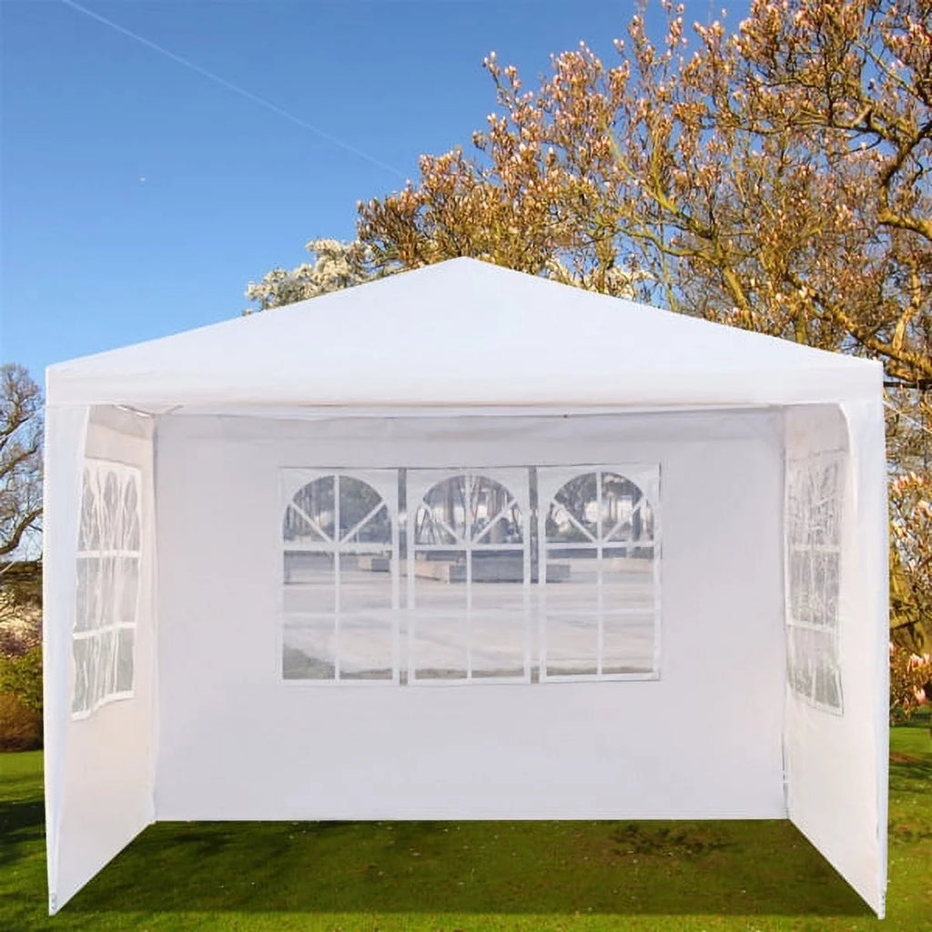 3 x 3m Three Sides Waterproof Tent White G9762