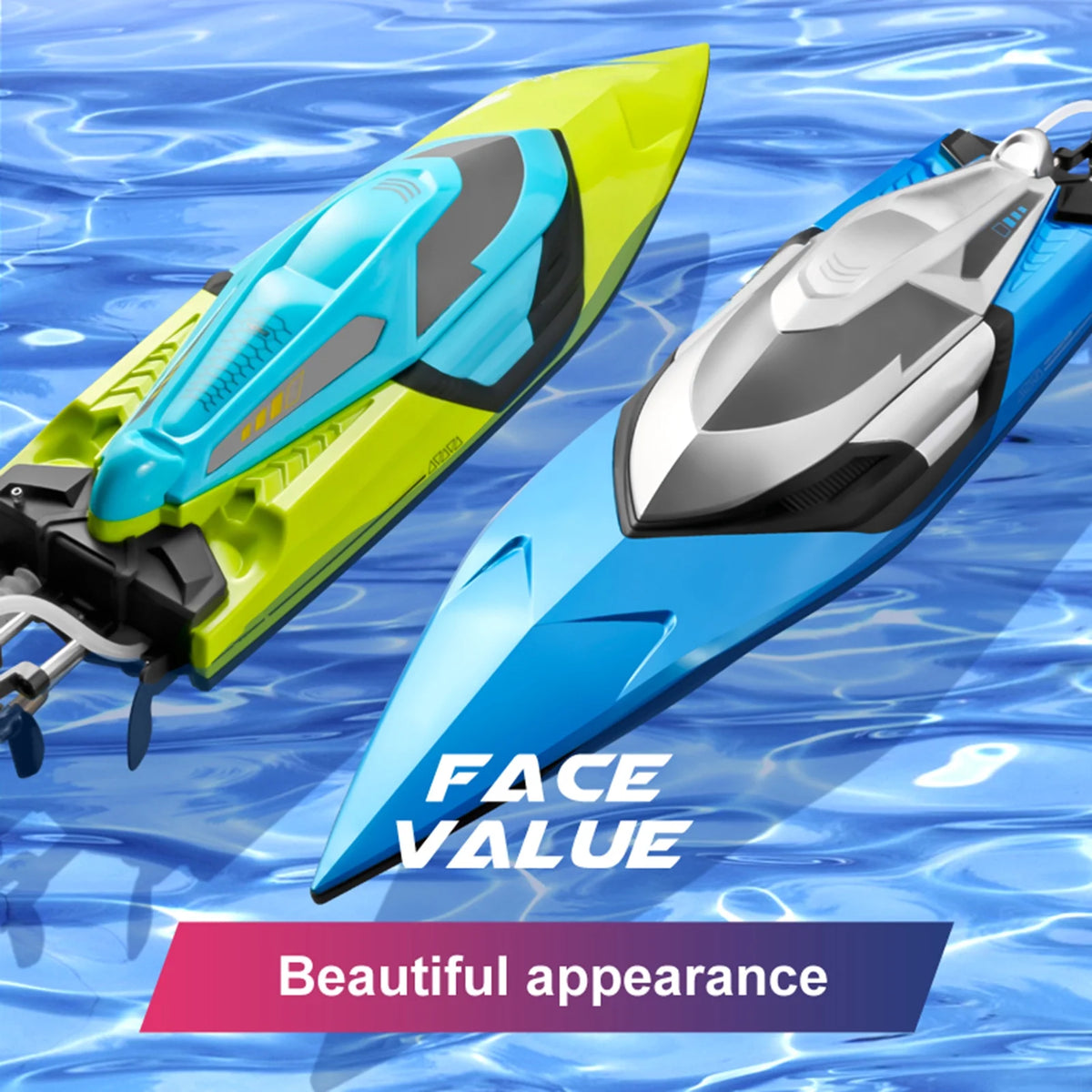 70kmh High Speed 2.4GHz RC Boat with 2 Battery C394250
