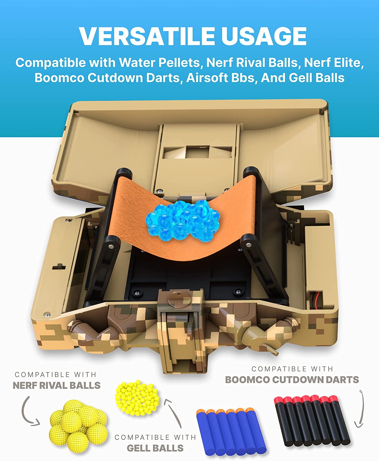 Brown Plastic Claymore Toy, 1 Pack E4049