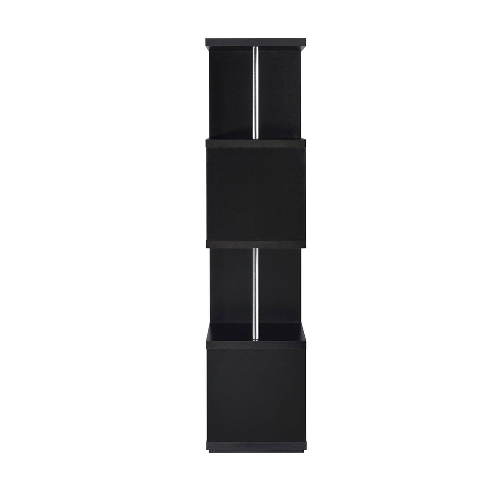 Black 4-Tier Bookcase M232
