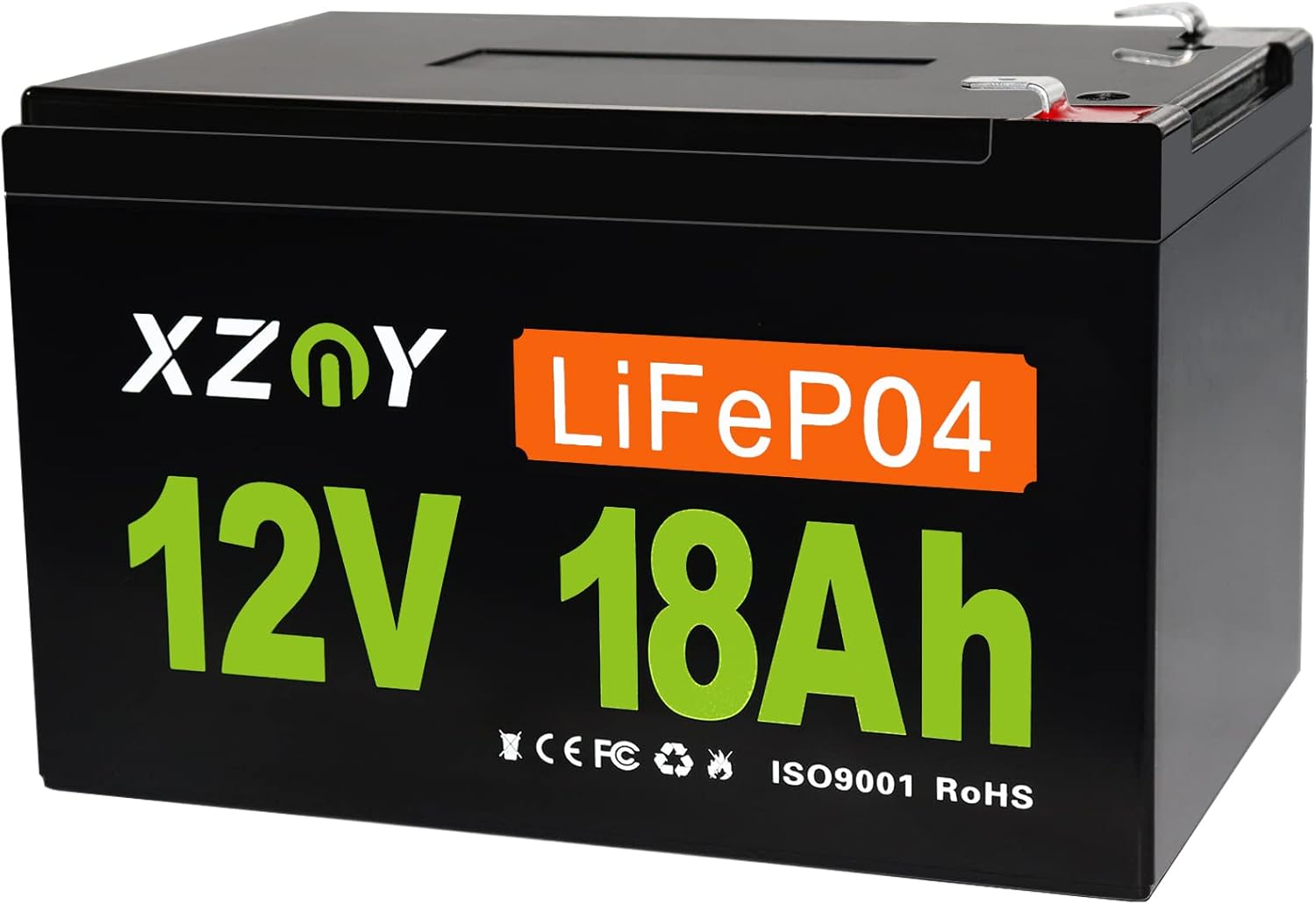12V 100Ah LiFePO4 Battery with 120A BMS N22812