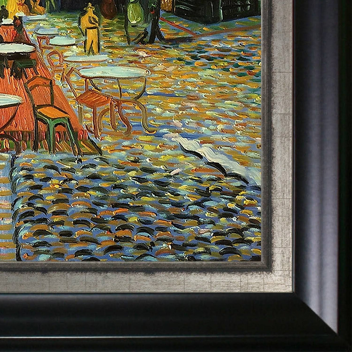 Hand Painted Framed Oil Reproduction on Canvas A590