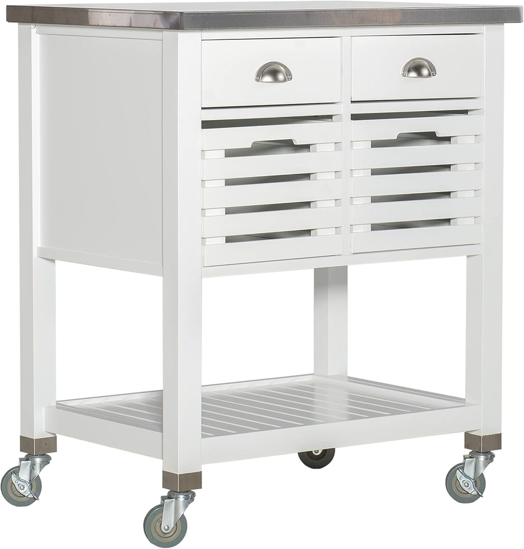 White Kitchen Cart G108