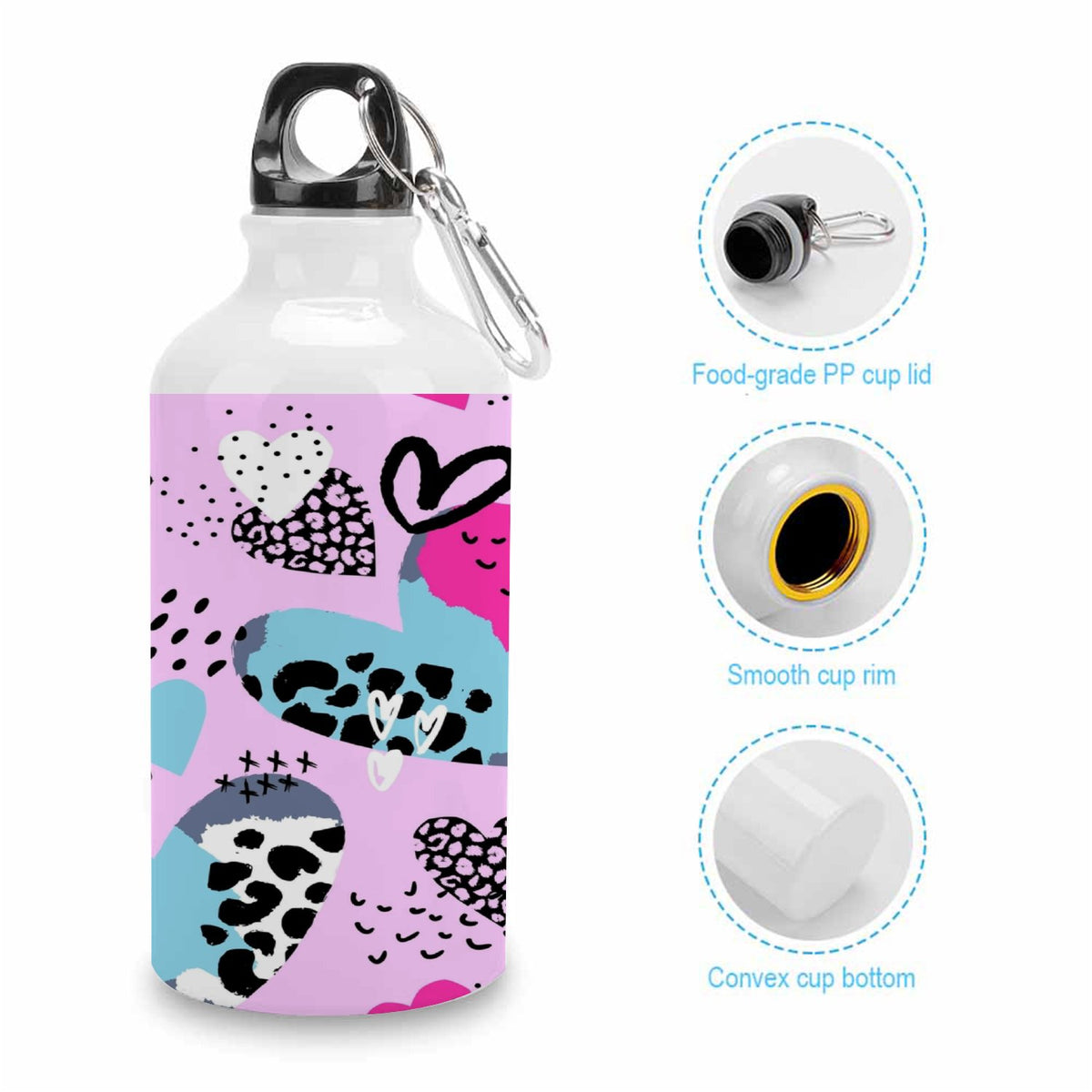 400ml Sport Aluminum Water Bottle with Twist Cap S5502