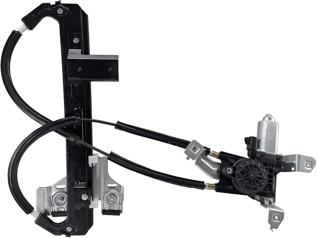 Rear Left Driver Side Window Regulator with Motor Assembly Compatible with 2002-2006 Escalade 2000-2006 Tahoe GMC Yukon Pack of 2 R5242