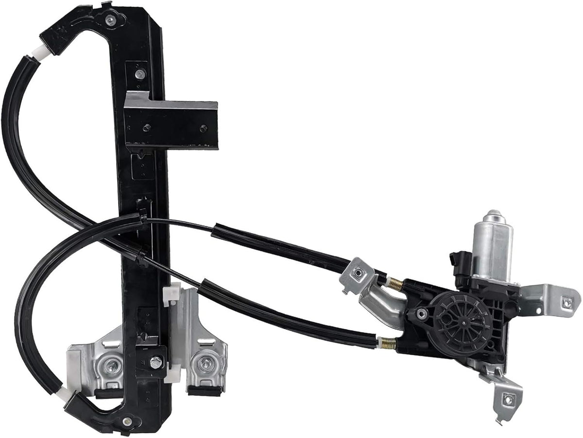 Rear Left Driver Side Window Regulator with Motor Assembly Compatible with 2002-2006 Escalade 2000-2006 Tahoe GMC Yukon Pack of 2 R5242