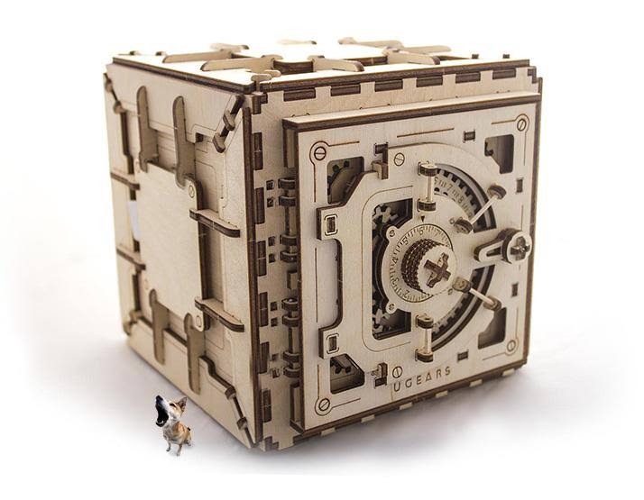 Wooden 3D Puzzle Safe M7888
