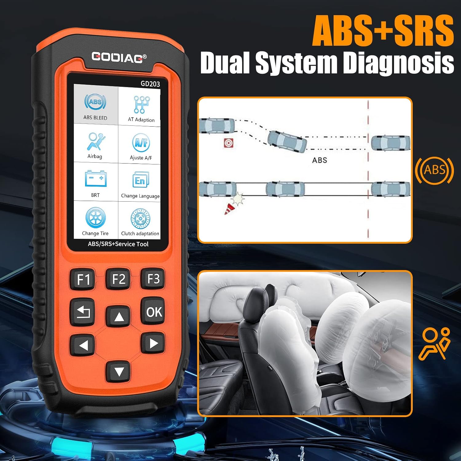 OBD2 Scanner with 28 Special Services D8372