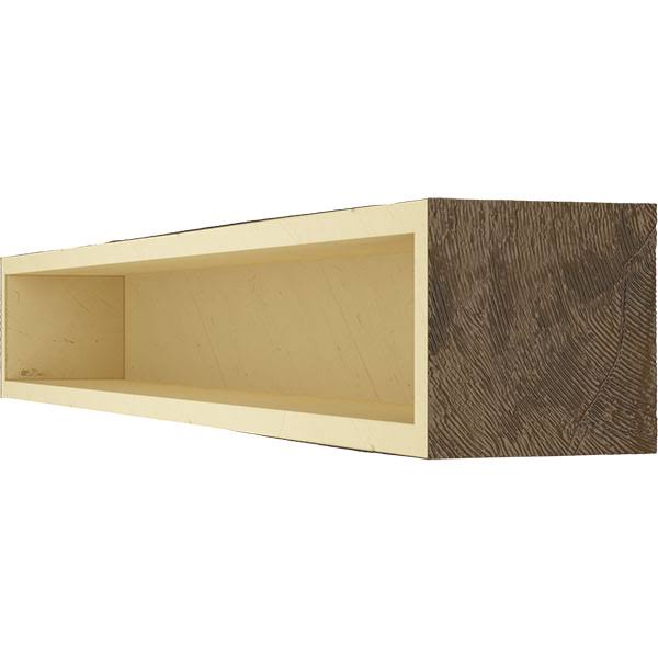 Burnished Mahogany Faux Wood Fireplace Mantel O58270