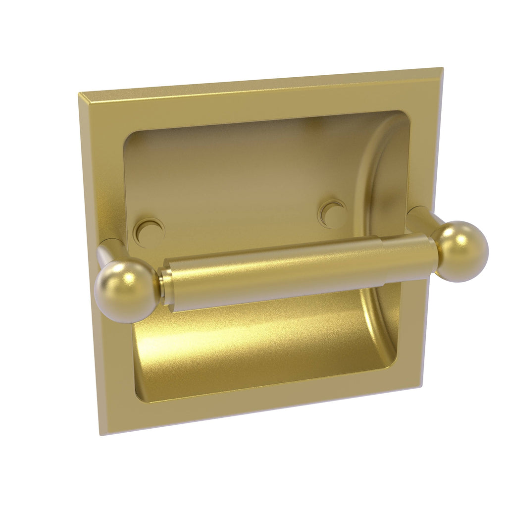Recessed Toilet Paper Holder Satin Brass D888661