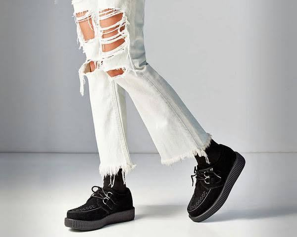 Black Suede Low Creeper Y33674