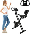 Folding Magnetic Upright Exercise Bike with LCD Screen P3019