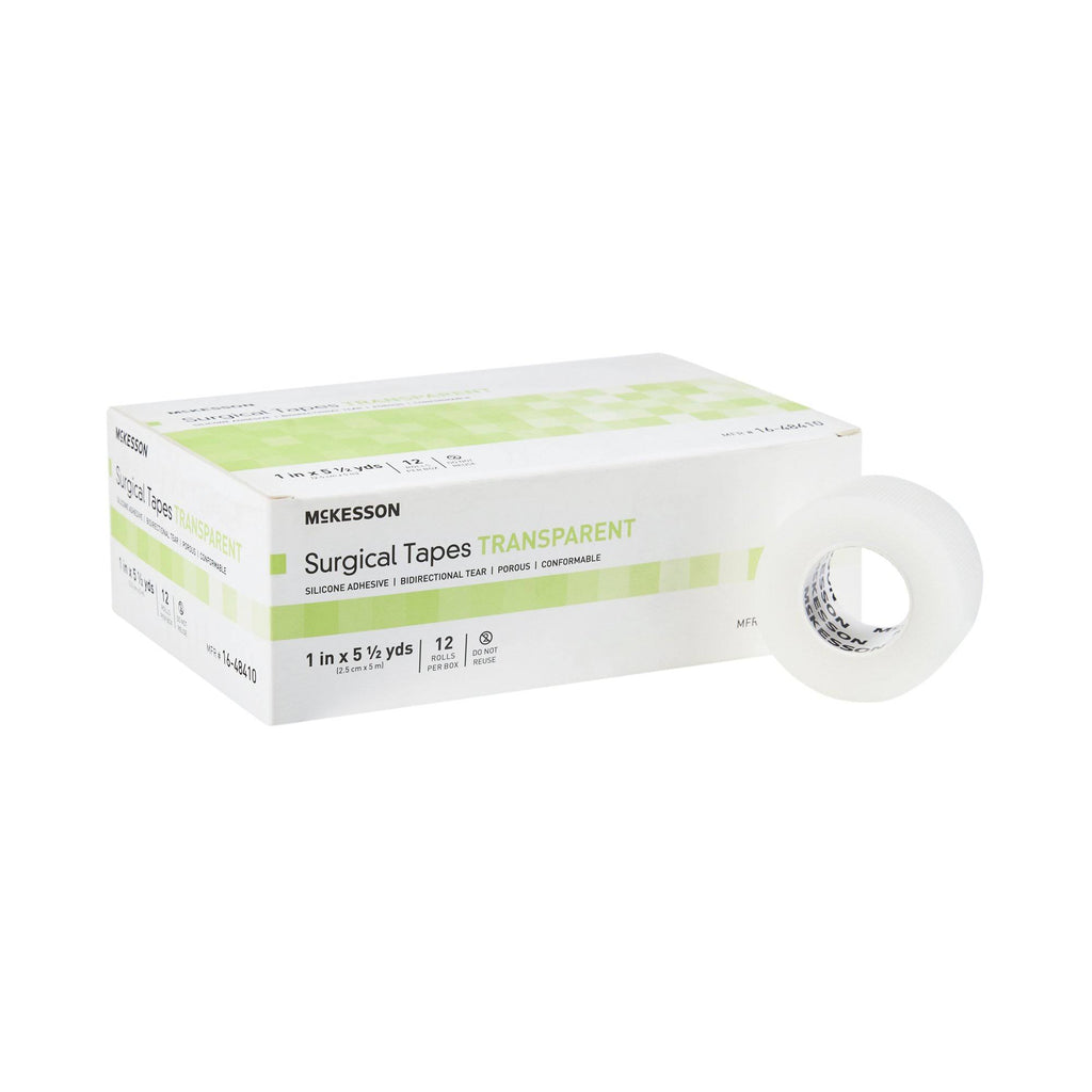 Transparent Silicone Medical Tape 1 inch x 5-1/2 Yard A50436