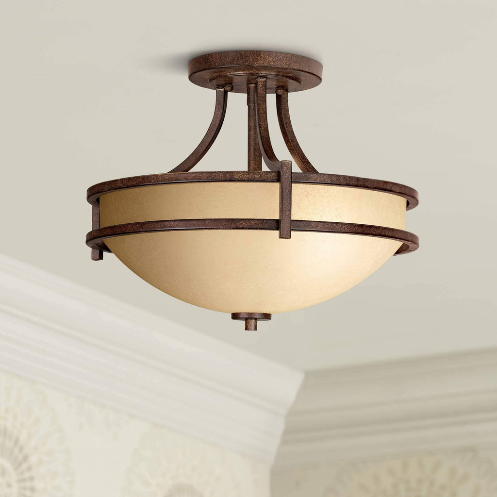18x22 Wide Scavo Glass Ceiling Light Z7680
