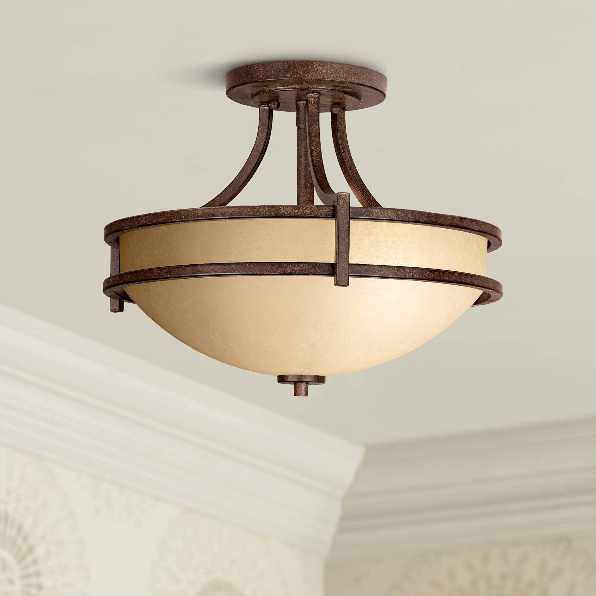 18x22 Wide Scavo Glass Ceiling Light Z7680