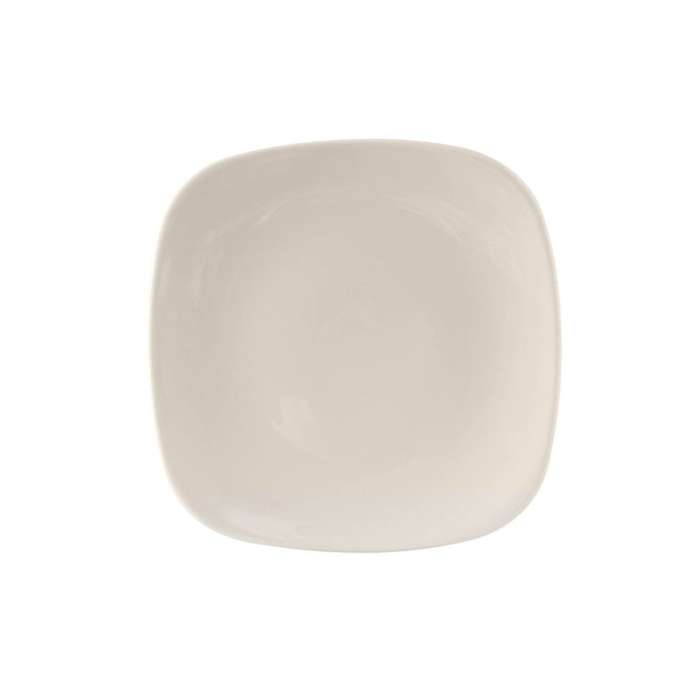 9 x 9 x 7/8 Square Plate Eggshell, Case of 12 D36950