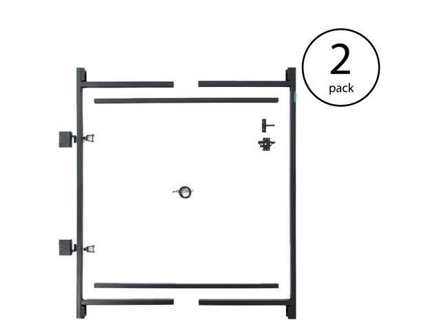 Steel Frame Gate Building Kit, 60x22-96 inch Wide Opening (2 Pack) U6546