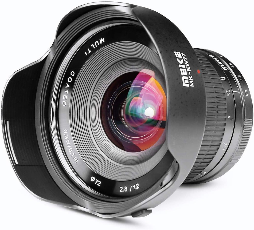12mm f/2.8 Ultra Wide Angle Manual Fixed Lens for MFT Micro Four Thirds Mirrorless Camera N78211