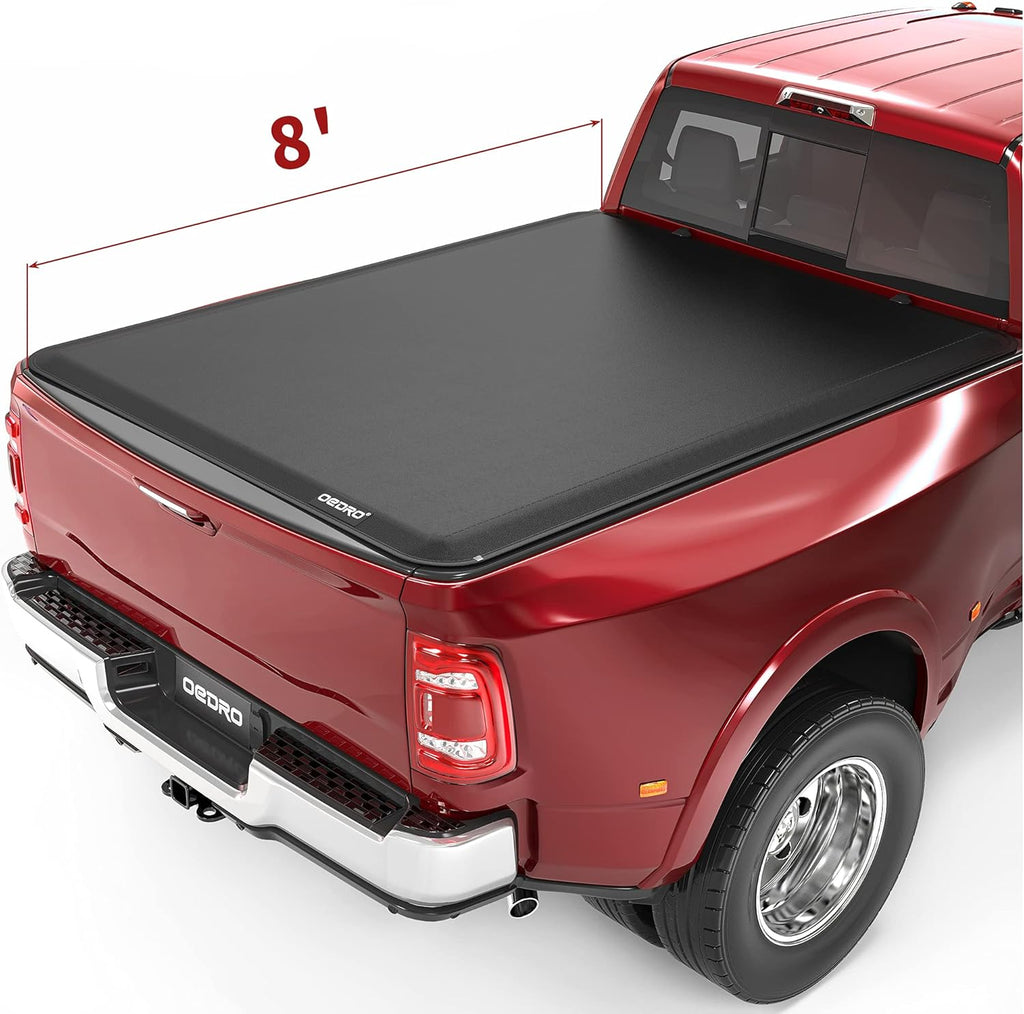 Soft Roll Up Truck Bed Tonneau Cover for 8 Ft Bed W4253