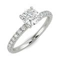 14k White Gold Lab Grown Diamond Engagement Ring I844858