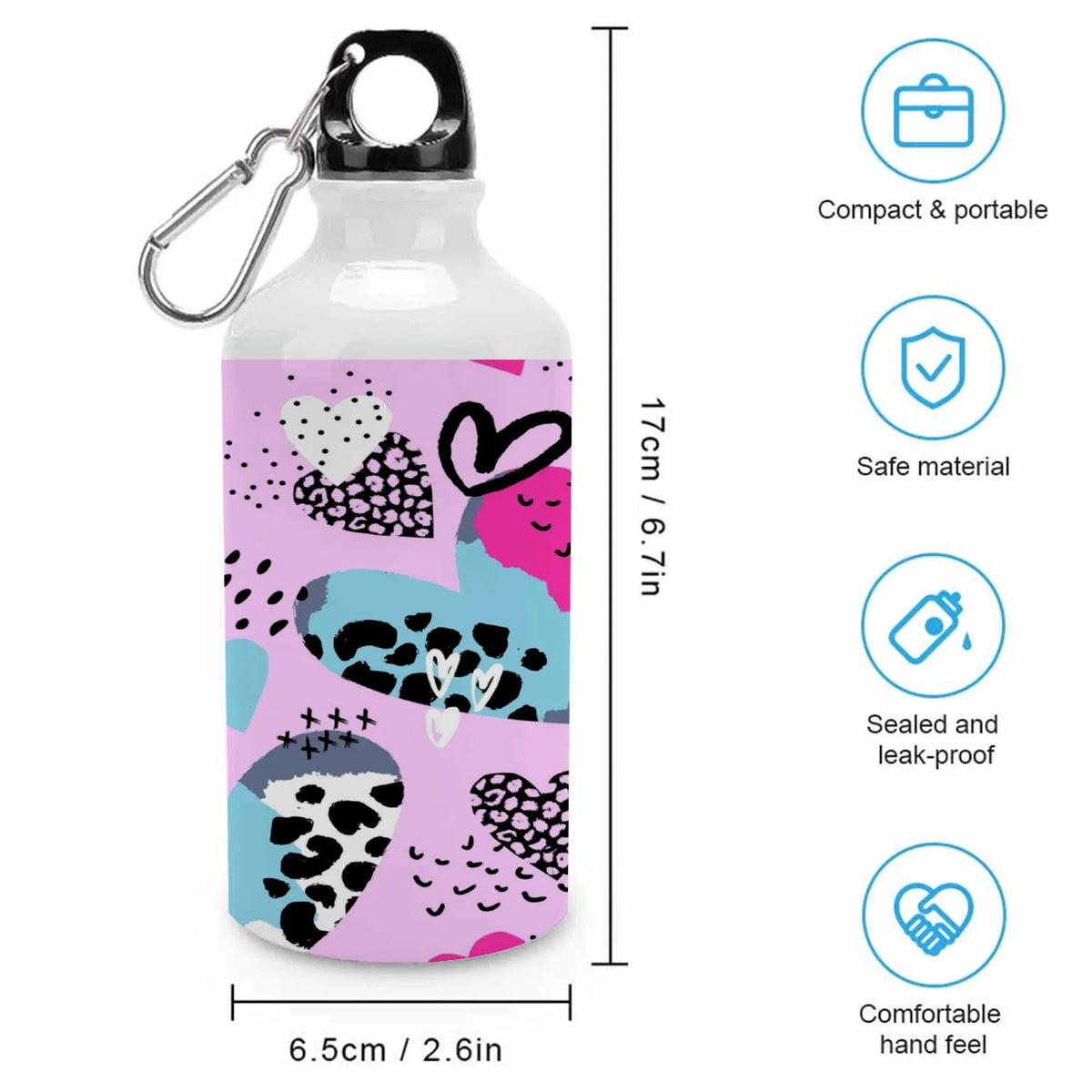 400ml Sport Aluminum Water Bottle with Twist Cap S5502
