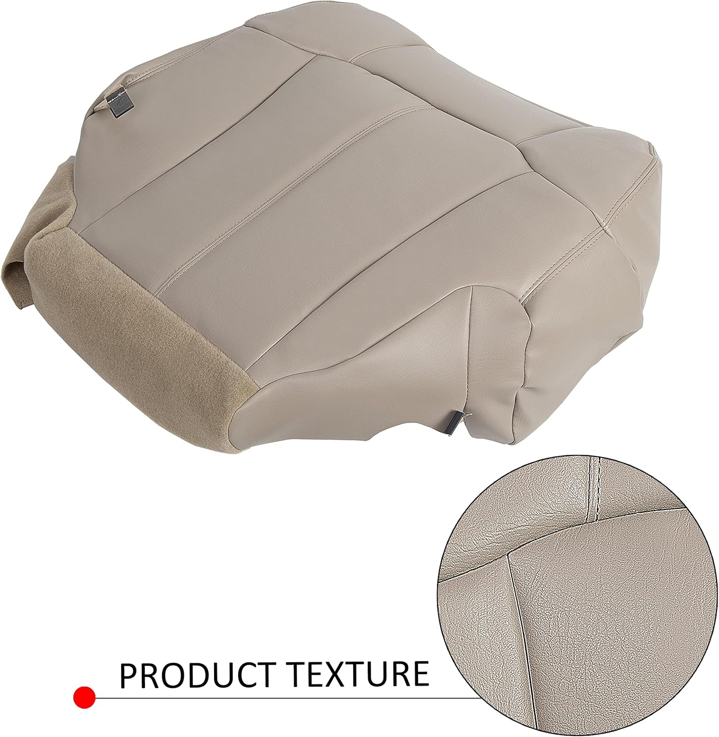 Leather Seat Cover Tan Pack of 2 Z50649