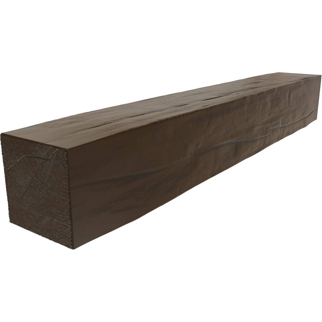 Burnished Mahogany Faux Wood Fireplace Mantel O58270