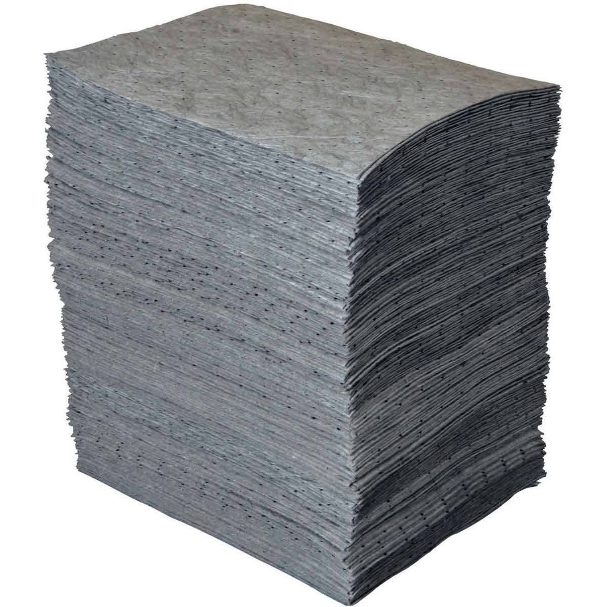 Gray Absorbent Pad, Universal, PK100 H3728