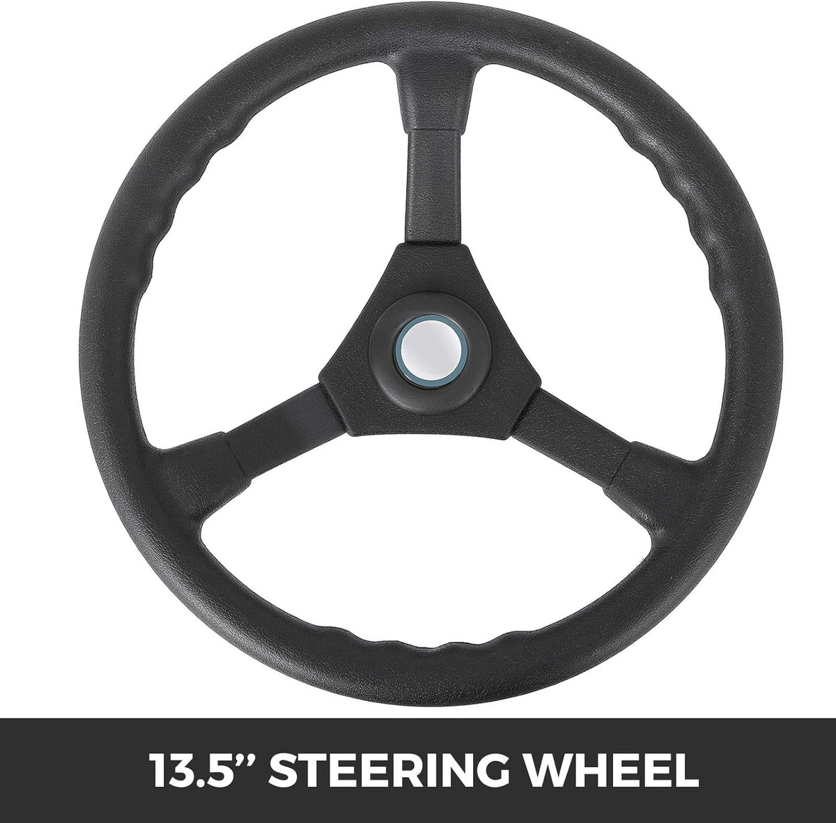 Outboard Steering System 10 Feet Marine Steering System 3/4'' Shaft with 13.5 Inch Wheel U6733