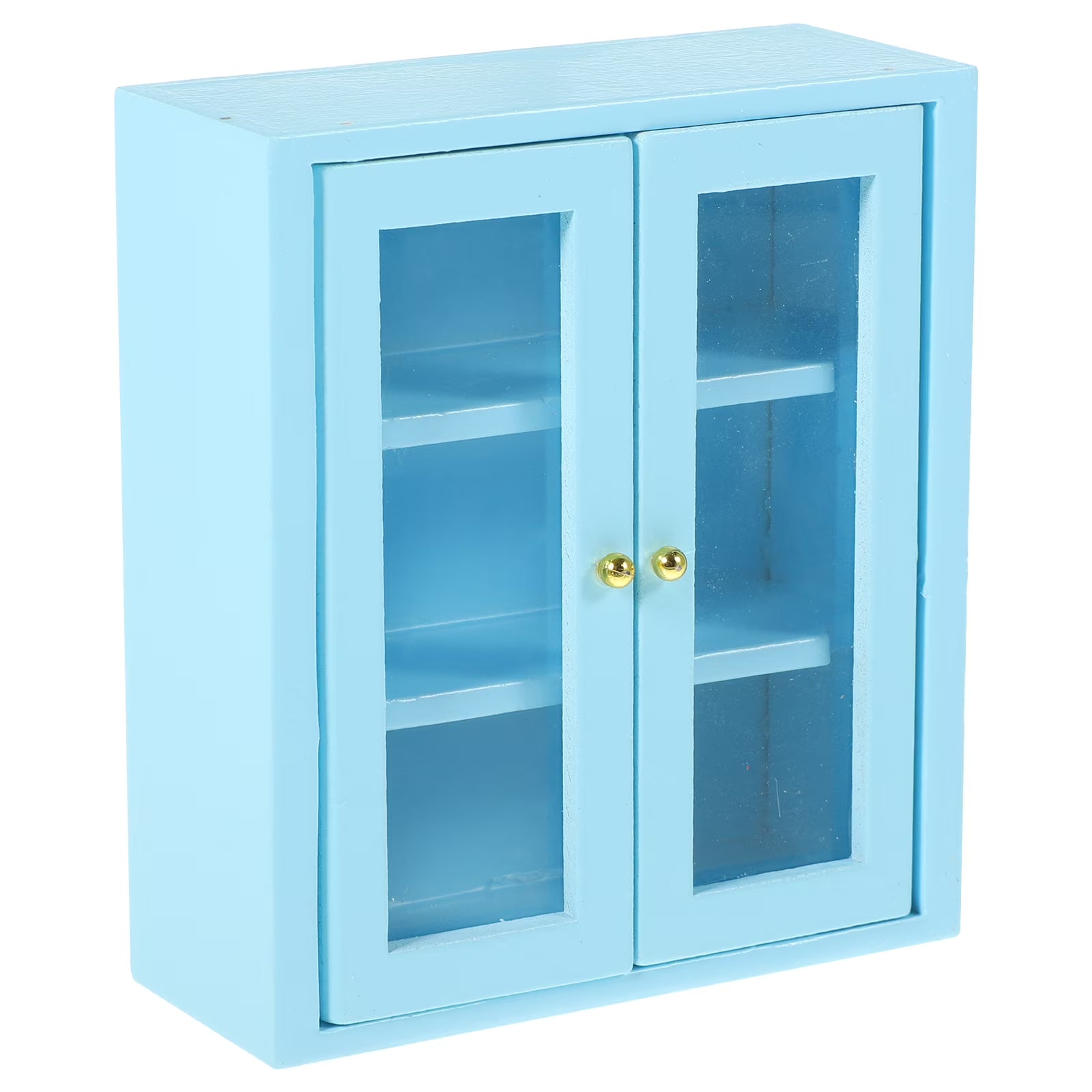 Wooden Miniature Cabinet Model Tiny House Ornament Y383