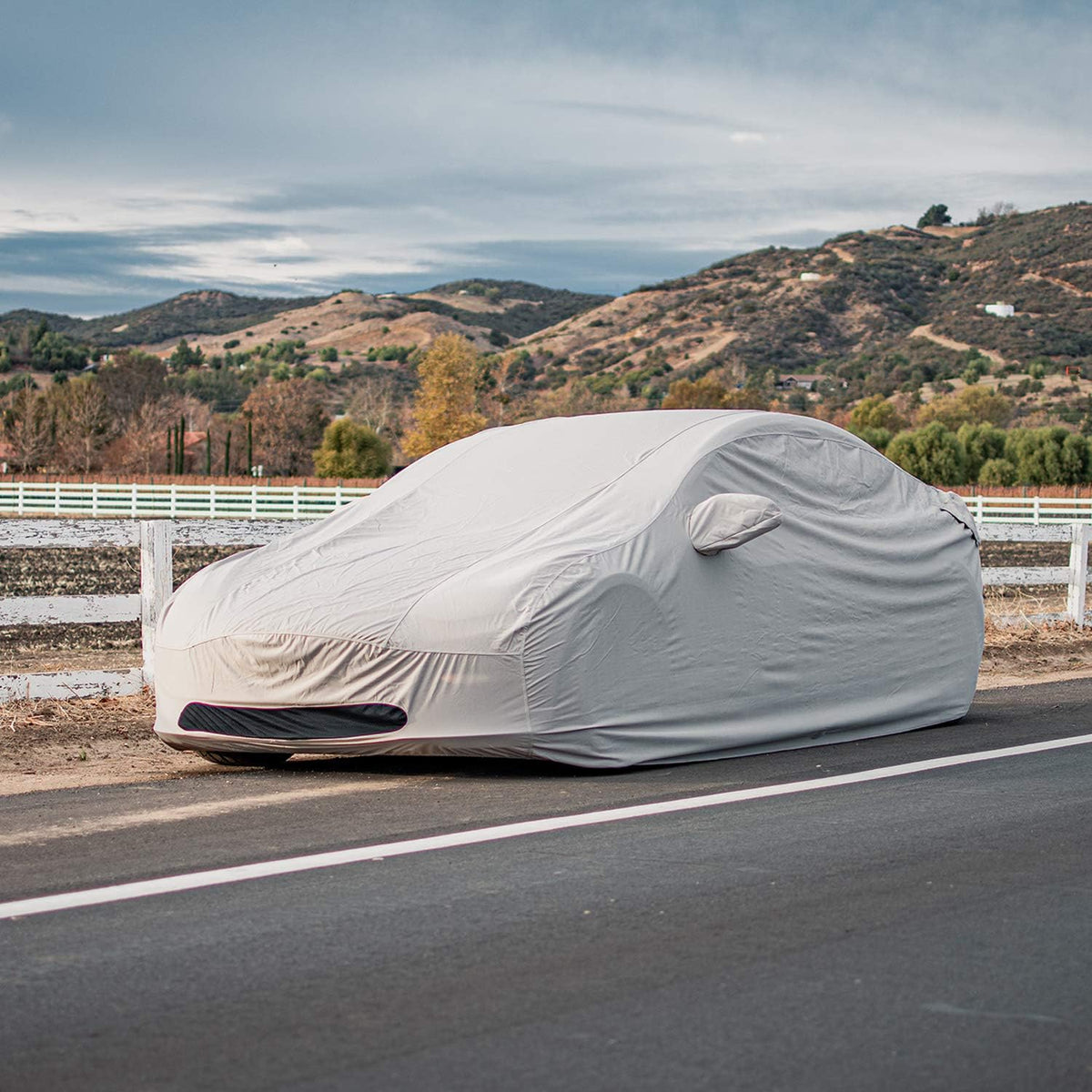 Outdoor Car Cover with Storage Bag H5511
