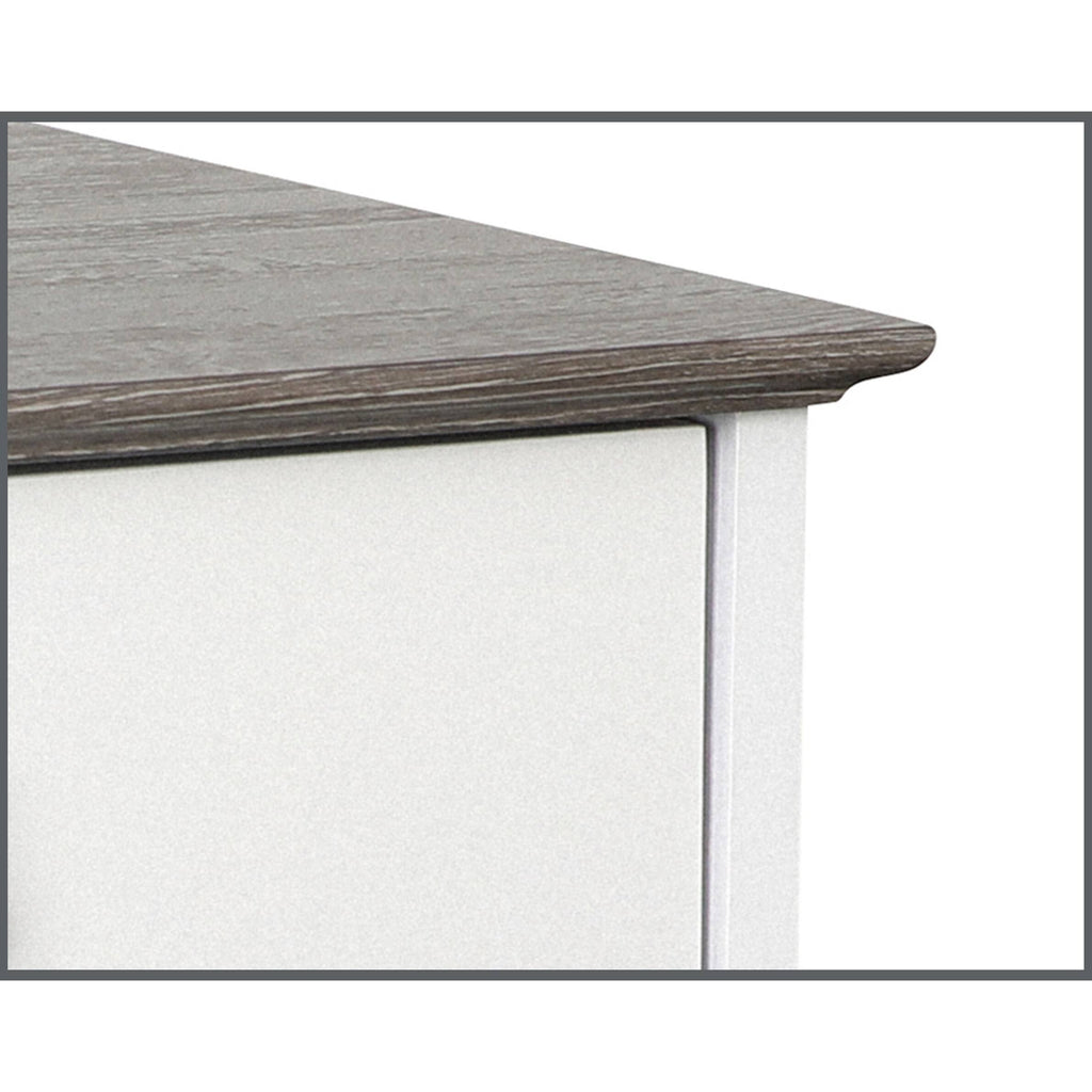 White Gray Oak 3-Drawer Filing Cabinet T543439