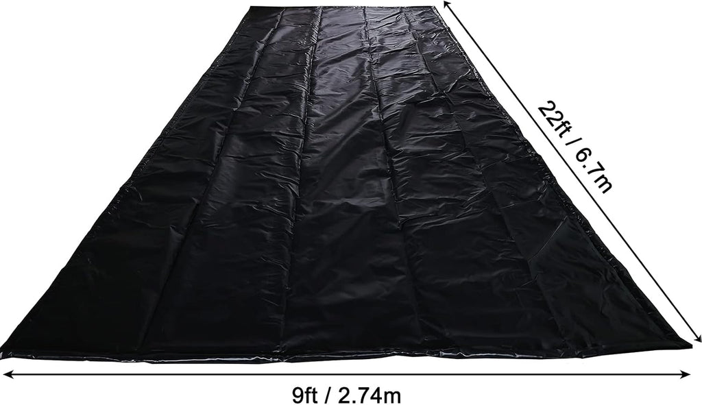 Black Garage Containment Mats - 9' X 22' K1612