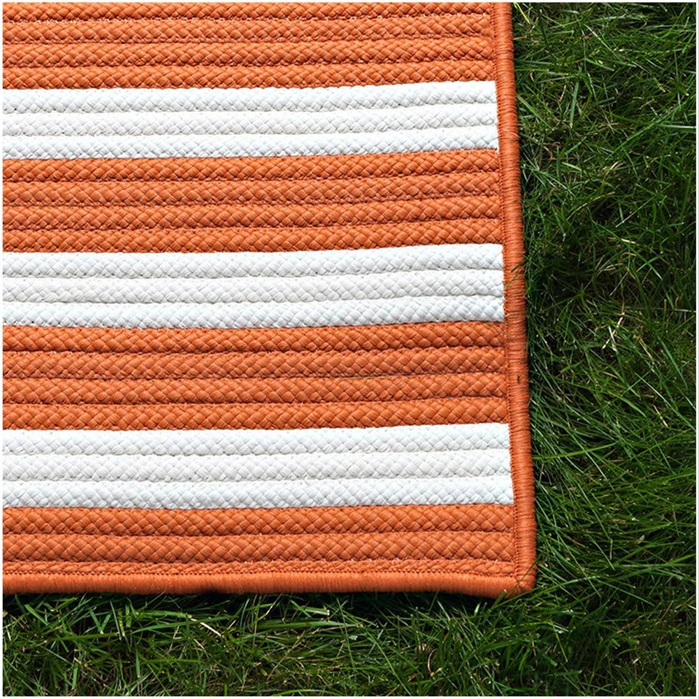 Black White Stripe Rug Y10896