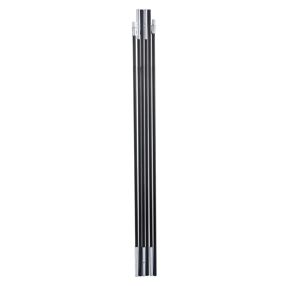 Fiberglass Camping Tent Pole Bars Sunshelter Support Rods Awning Frames Kit I46759