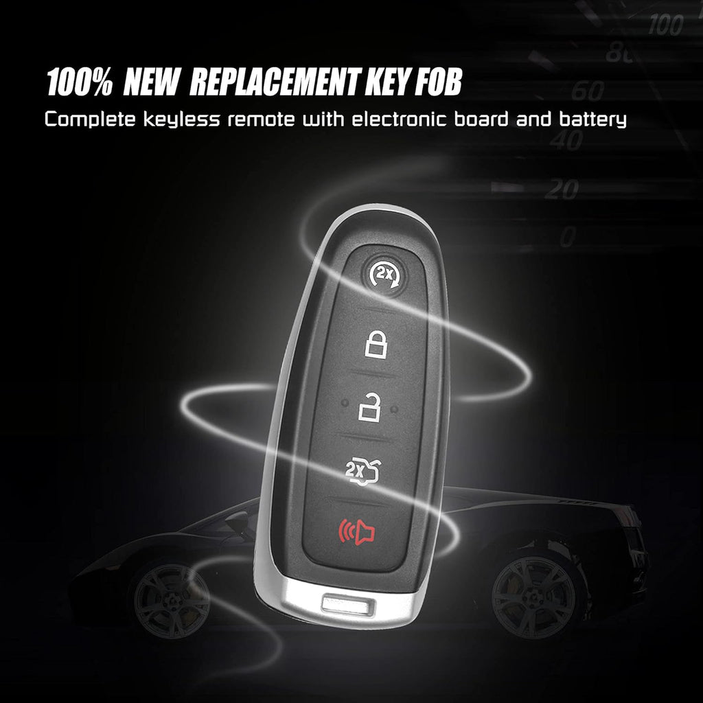 Keyless Entry Remote Car Key Fits for Ford Edge Explorer Flex Taurus Focus Lincoln MKT MKX MKS Navigator K3804