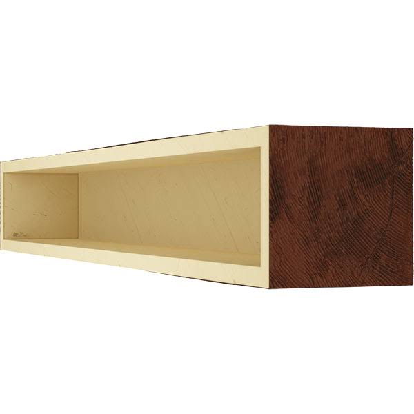 Natural Pecan Faux Wood Fireplace Mantel Z411136
