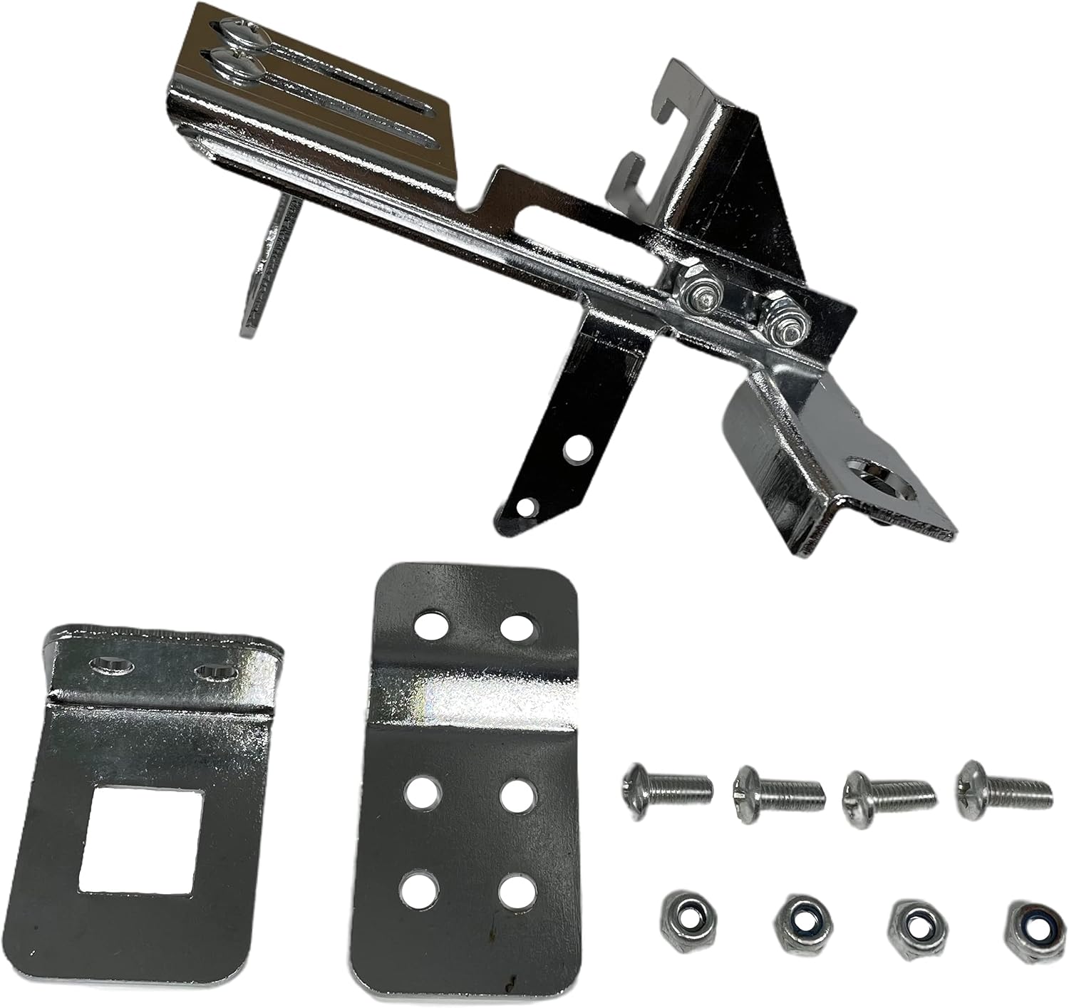 Chrome Steel Adjustable Carburetor Linkage Bracket Kit B818