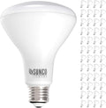48 Pack BR30 LED Bulbs, 11W, 3000K Warm White, 850 LM, E26 Base, Dimmable E523