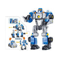 Blue 3-in-1 Toy Robot Playset with Electric Play Drill & Screwdriver N74851