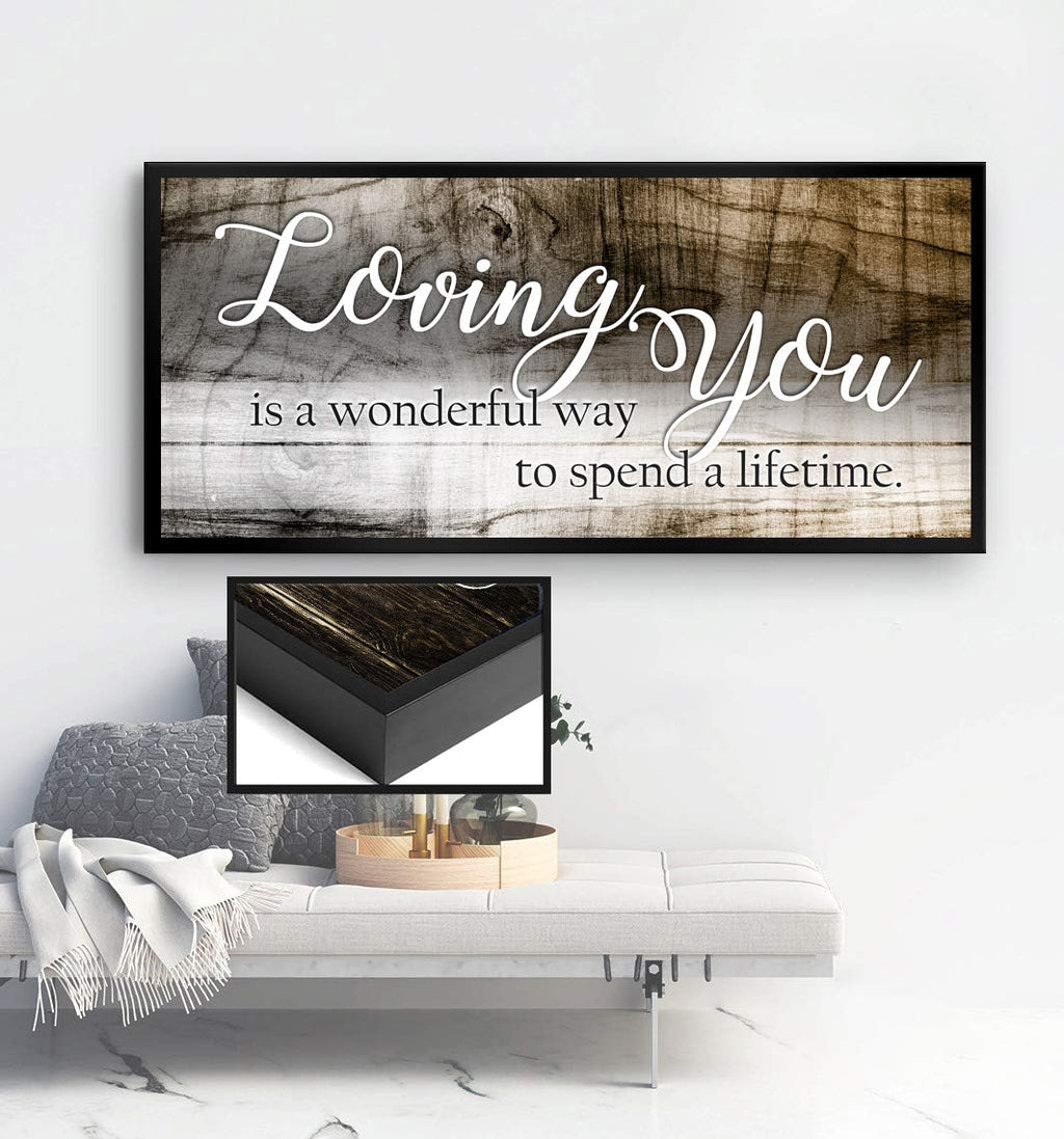 Brown Bronze Wood Framed Canvas Wall Decor Z17091