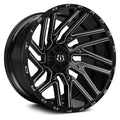Milled Gloss Black Wheel N4062