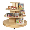 Maple 4 Tier Table with Casters G7842