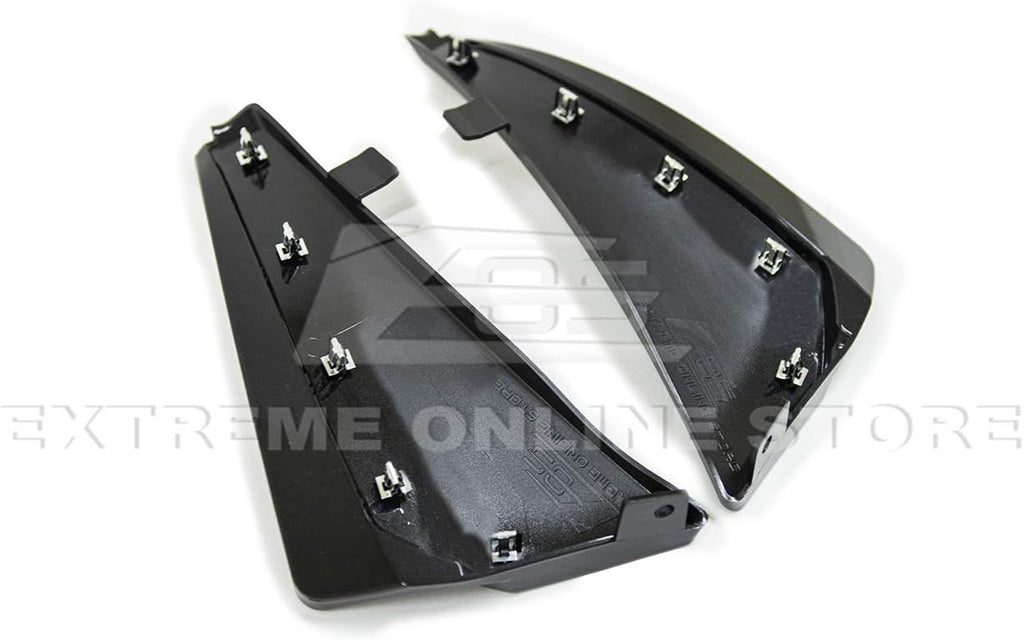 Carbon Flash Metallic Front & Rear Side Splash Guards Mud Flap Pair for Chevrolet Corvette C8 H39249