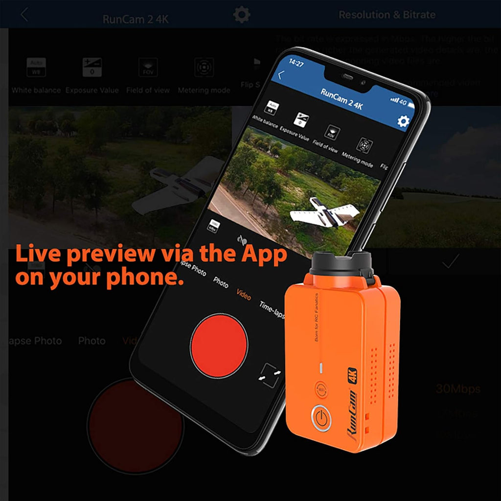 Orange 4K FPV Sports Action Camera Y4833