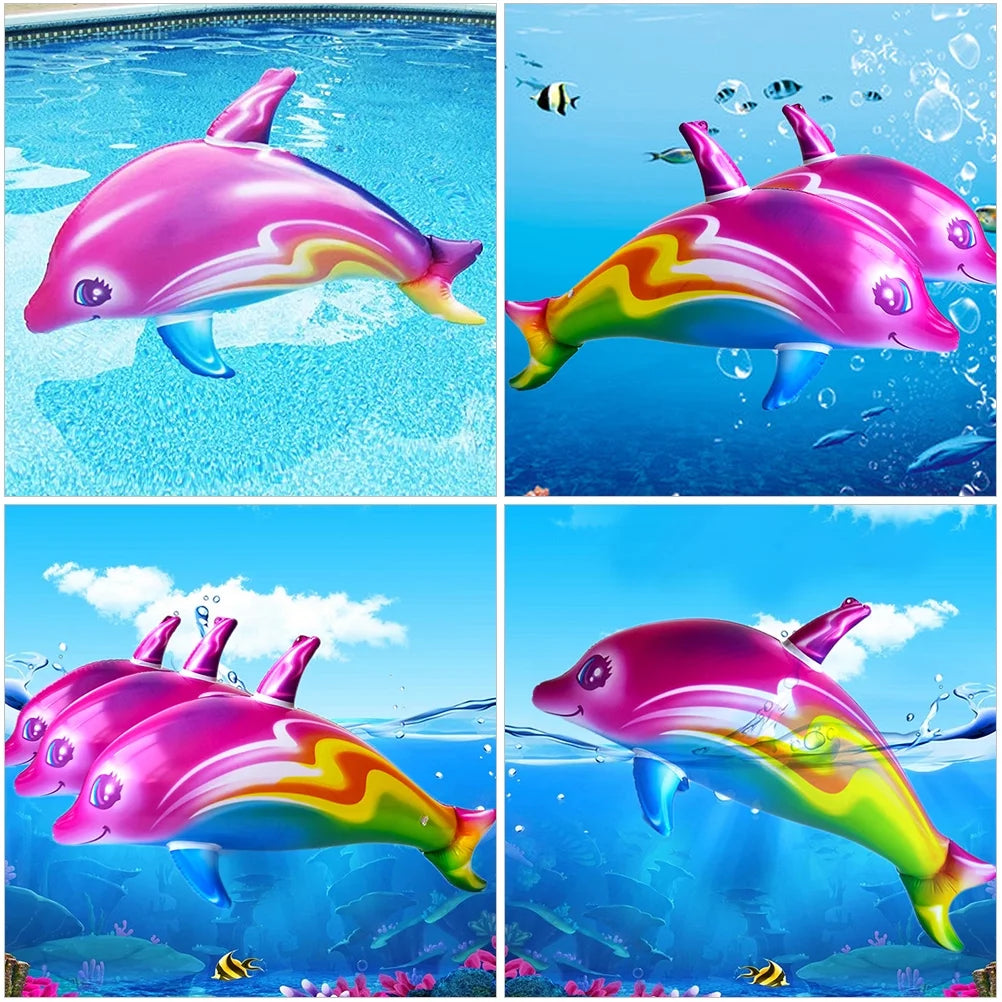 2pcs Inflatable Dolphin Toys P436